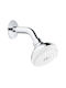 Grohe Tempesta Eingebaute Wasserhähne Mischbatterie & Brausegarnitur für Dusche Silber