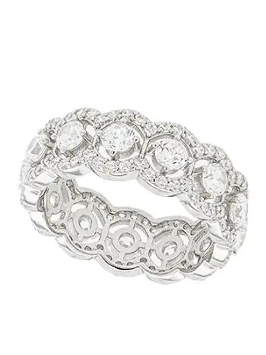 Breeze Women's Ring with Zircon from Silver