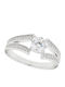 Breeze Women's Ring with Zircon from Silver