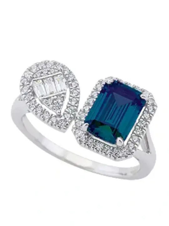 Breeze Women's Ring with Zircon from Silver