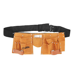 Leder Werkzeuggürtel Mit 11 Taschen