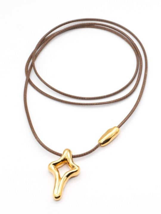 Irmelia Women’s Gold Plated Cross with Chain
