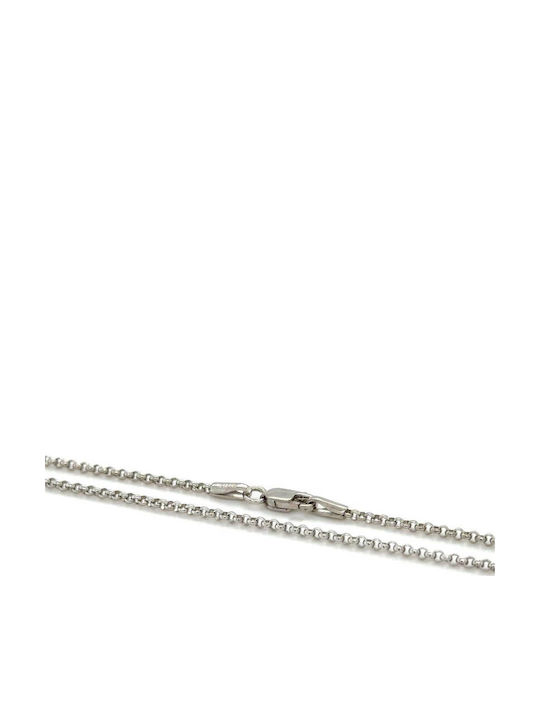 Drandakis Women's Silver Neck Chain Length 45cm
