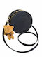 Cti Kinder Tasche Umhängetasche Schwarz 20x7cm
