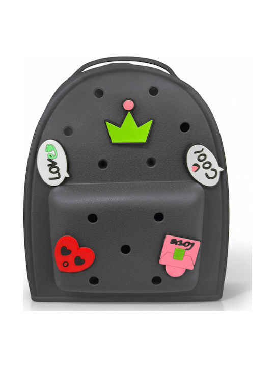 Cti Kinder Taschen Rucksack Schwarz 25x22x16cm