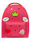 Cti Kinder Tasche Rucksack Rot 25x22x16cm