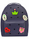 Cti Kinder Tasche Rucksack Blau 25x22x16cm