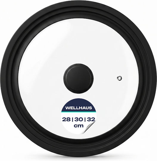 Wellhaus Glass Lid for Pan and Pot 32cm