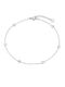 Papoulidis Jewellery Гривна за глезен от неръждаема стомана с цирконий 23cm