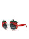 Kiddos Round Kids Sunglasses with Polarized White Lens