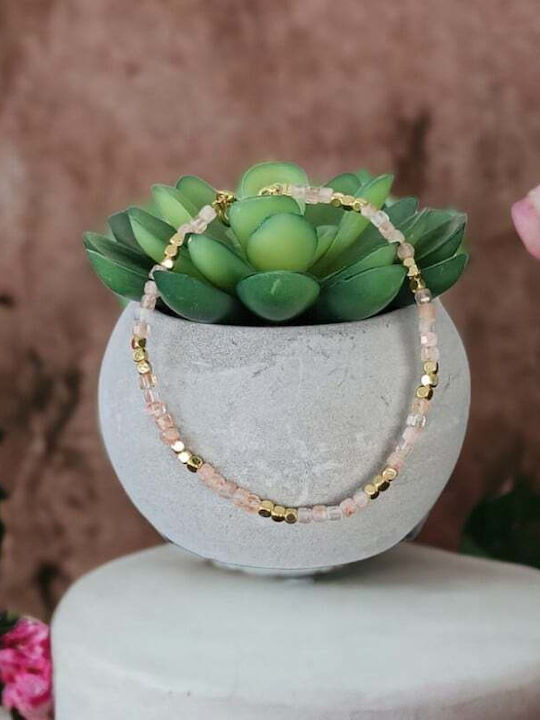 Boho Armband Aus Sonnenstein Halbedelsteinen