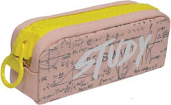 Spadi Study Pencil Case Cylinder Pink Spadi Study Pencil Case Cylinder Pink