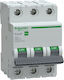 Schneider Electric Τριπολικός Διακόπτης Ράγας 63A