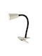 Rabalux Office Lamp with Flexible Arm for GU10 Socket and Clip in White Colour