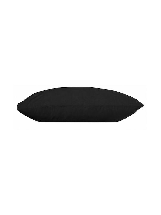 Viopros Basic Σετ Μαξιλαροθήκες Μαύρο 50x70εκ.