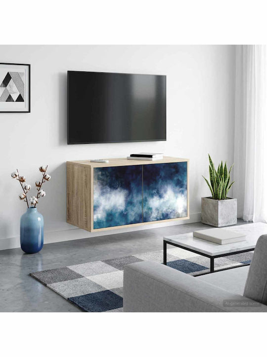 TV-Ständer Raalte Sonoma M69xP33xH40cm