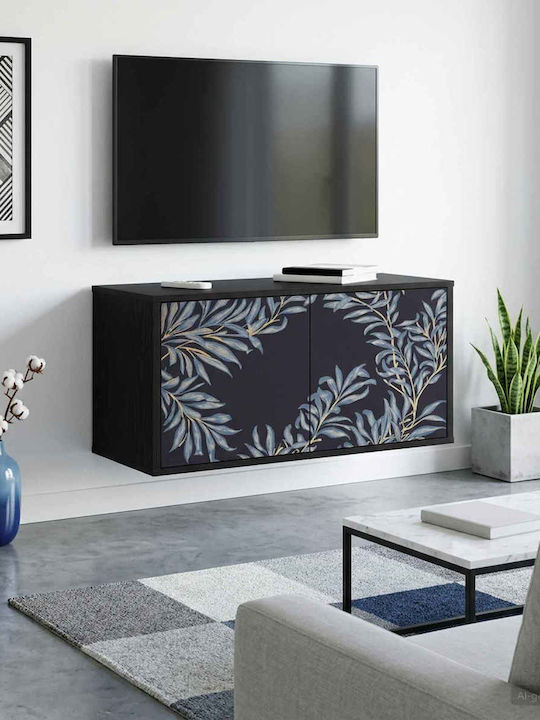 TV-Ständer Dokkum Schwarz Dürre M69xT33xH40cm