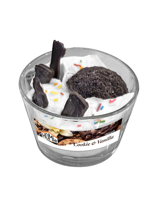 HOMie Aromatic Candle in Jar with Vanilla Scent 220gr