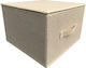 Stoff Kleideraufbewahrung Box in Weißes Farbe 30x40x25cm