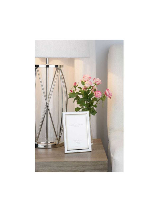 Laura Ashley Steynton Plastic Photo Frame with White Frame