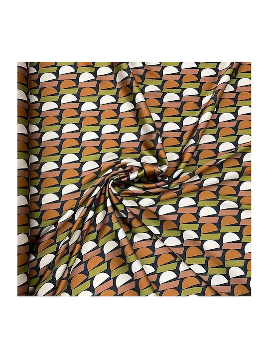 Decoration Fabric Satin By Meter Width 150cm Brown