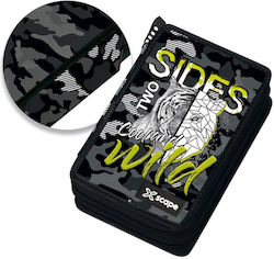 Graffiti Tiger Pencil Case Filled