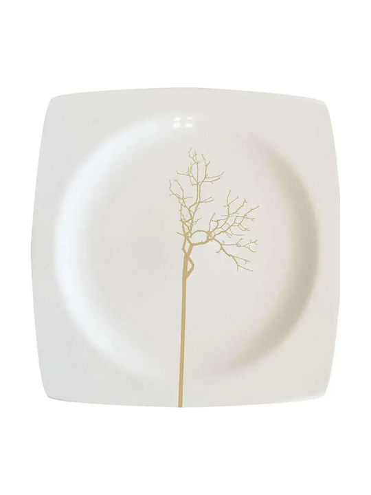 Cryspo Trio Kyoto Porcelain White Tea Set 9 Pieces