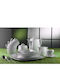 Cryspo Trio Nagoya Porcelain White Tea Set 15 Pieces