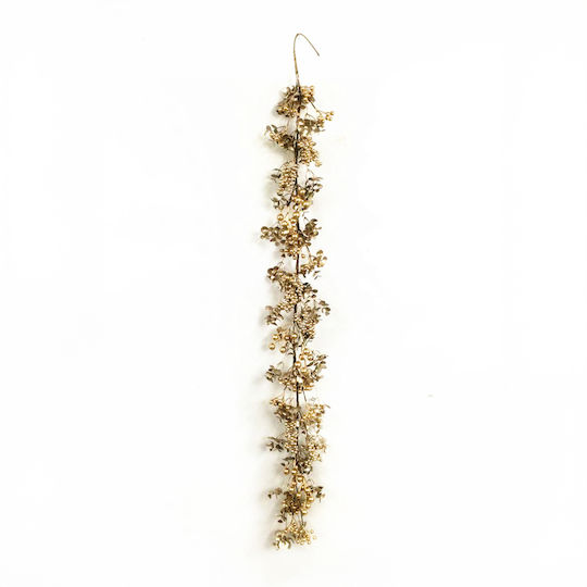 InTheBox Christmas Decorative Plastic Mistletoe Length 150cm 2 Pieces Gold