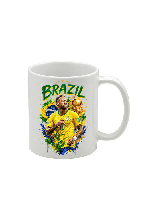 White Mug World Cup 2026 Neymar Jr