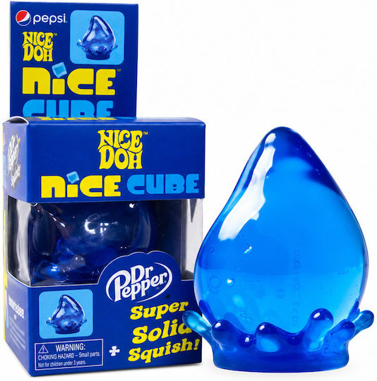 Schylling Needoh Nice Cube Red Bull Squishy Искрящ Син