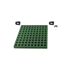 Exit Toys Placă pentru Pardoseală de Grădină din Cauciuc 54x54cm 2buc