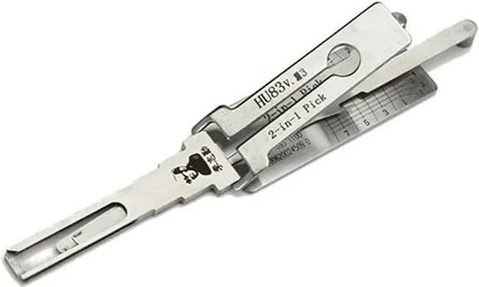 Original Lishi Auto Decoder Hu83 V3 – 2-in-1 Pick Ignition Doors Trunk Unlocking Compatible Peugeot Citroen Fiat Mini