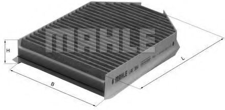 Филтър За Автомобилна Кабина Mahle Original Lak 364
