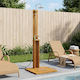 vidaXL Pool Shower from Natural Wood 217x74cm