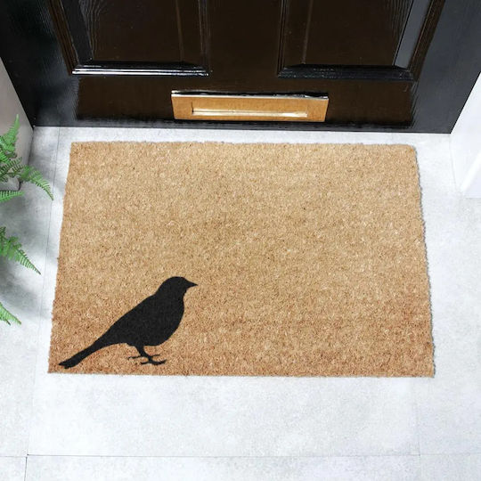 Artsy Mats Πατάκι Εισόδου από Κοκοφοίνικα με Αντιολισθητικό Υπόστρωμα Bird 60x40εκ.
