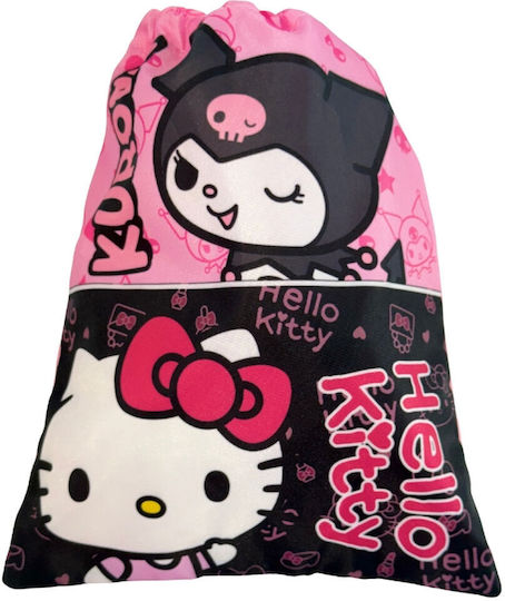 Hello Kitty Σχολικό Τσαντάκι Φαγητού Χειρός Kuromi 24x30cm