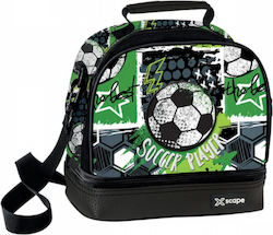 Graffiti Football Snack Bag Green 20x16x22cm Graffiti Football Snack Bag Green 20x16x22cm