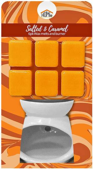 Home Fragrance Wax Melt Salted Caramel 6 Cubes Homie 423059