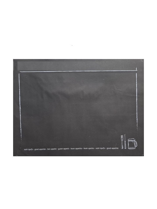 THalassinos Papier Tischsets Schwarz 40x30cm EM7581 500 Stück