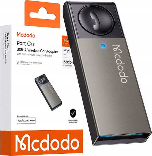 Mcdodo Bluetooth Receiver Adapter To Usb-a Car Audio Transmitter