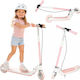 Trike Fix Scuter Copii Pliabil 2 Roți Cu Iluminare LED Pentru 8+ Ani Roz