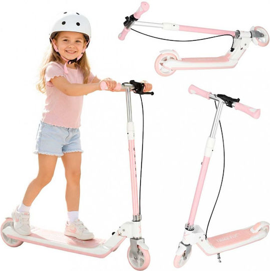 Trike Fix Scuter Copii Pliabil 2 Roți Cu Iluminare LED Pentru 8+ Ani Roz