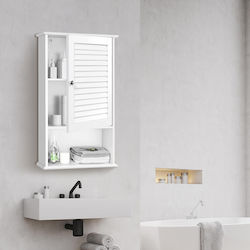 Costway Dulap de baie 70x17x42cm Alb JV14216WH