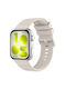 Techsuit W082 Beige Silicone Strap Huawei Watch Fit 3 Fit 4 Fit 4 Pro Fit 5 Fit 5 Pro