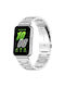 Techsuit Λουράκι Ανοξείδωτο Ατσάλι Ασημί (Galaxy Fit3)