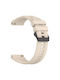 Silicone Strap Groove Pattern Black Clasp Xiaomi Watch S5 46mm Xiaomi Watch 5 47mm Ivory White