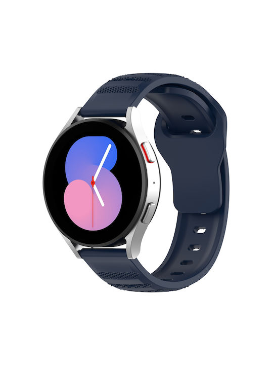 Brățară din Silicon Albastră (Galaxy Watch4/5/6/7/FE/4 Classic/6 Classic/5 ProApple Watch 38/40/41/42mmVivomove HRHuawei Watch GT2 / GT3 (42mm) / GT3 Pro (43mm)Honor GS ProAmazfit GTS 3Realme Watch 2Haylou RS4 LS12)