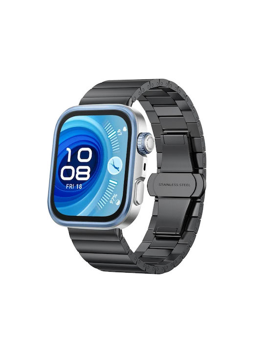 Stainless Steel Black Strap (Huawei Watch Fit)