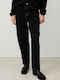 High Rise Women's Jean Pants In Balloon Leg Style Black